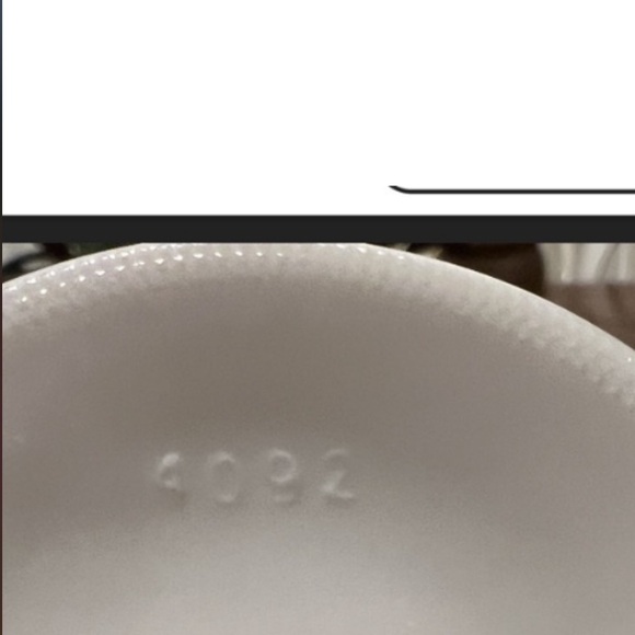 Vintage White Milk Glass 9" Vase - Picture 7 of 7